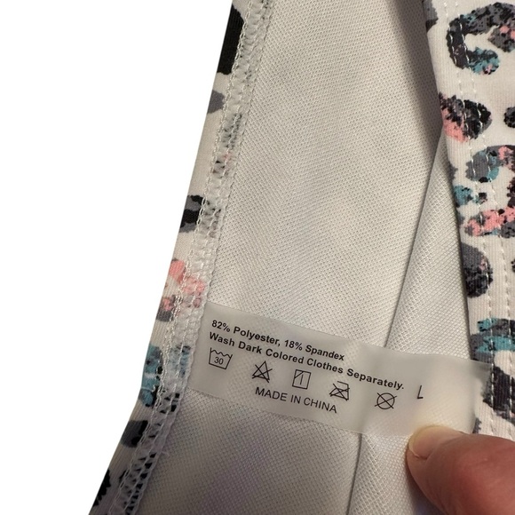 NWOT Shein | Pink & Black Animal Print High Waist Bikini Set Size Large - Picture 4 of 9